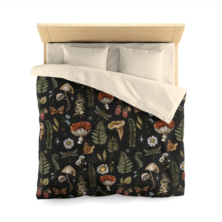 "Dark Forest Pattern" Microfiber Duvet Cover