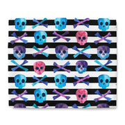 "Skulls and Stripes" Duvet Cover