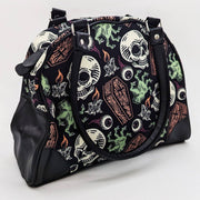 Coffins and Skulls Bowler Purse