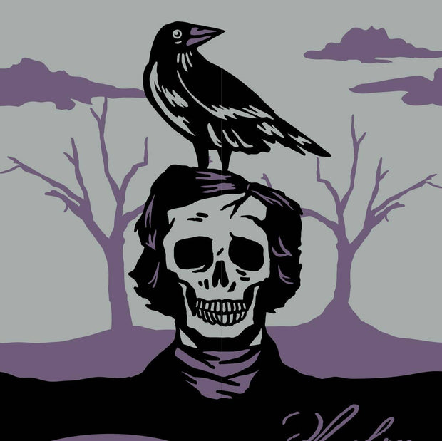 The Raven Poe Crew Socks