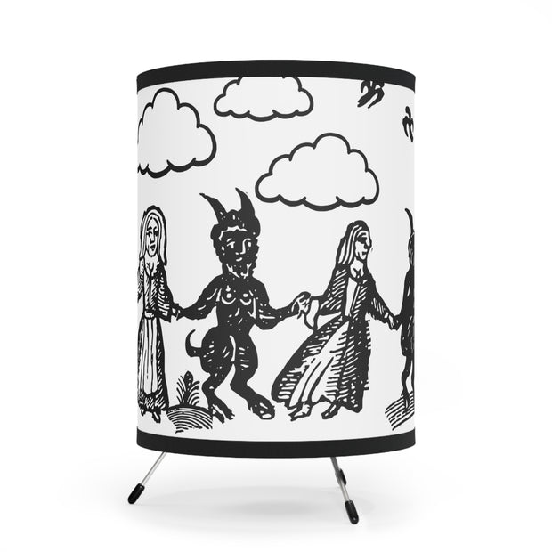 "Dance With The Devil" Tripod Table Lamp