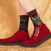 Krampus Ugly Xmas Sweater Crew Socks