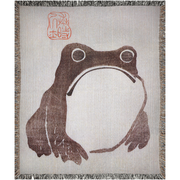 Couverture tissée Frog par Matsumoto Hoji