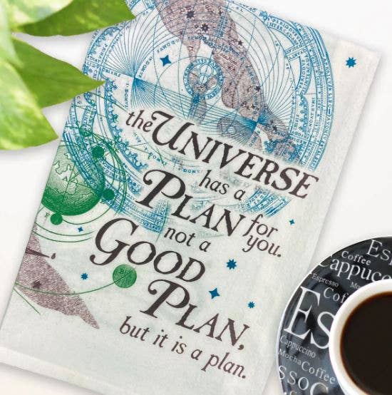 "The Universe Has It Out For You" 3-Piece Dish Towel Set