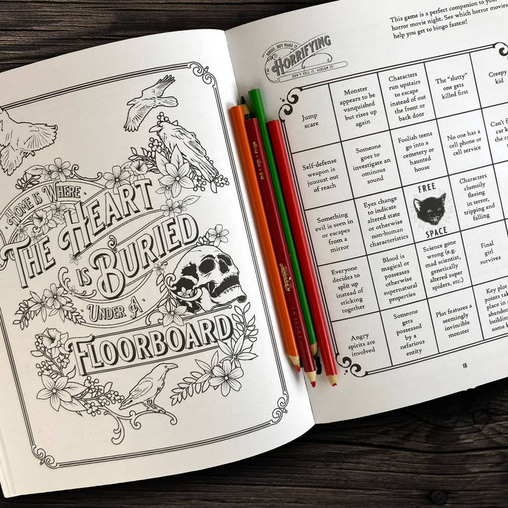 Bloodthirsty and Bewitched: An Activity Book for Strange & Unusual Adults
