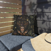 "Witch of the Wood" Outdoor Throw Pillows