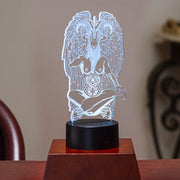 "Winged Baphomet" 3D Decorative Sign LED Light