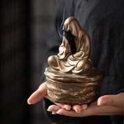 Porta incienso de cerámica de Buda sin forma