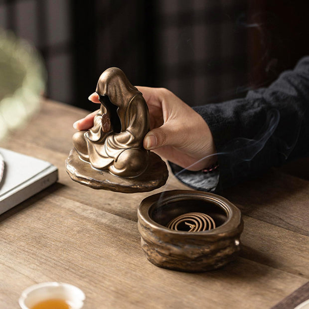 Formless Buddha Ceramic Incense Holder