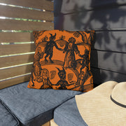 "Dance with the Devil" Outdoor Throw Pillows