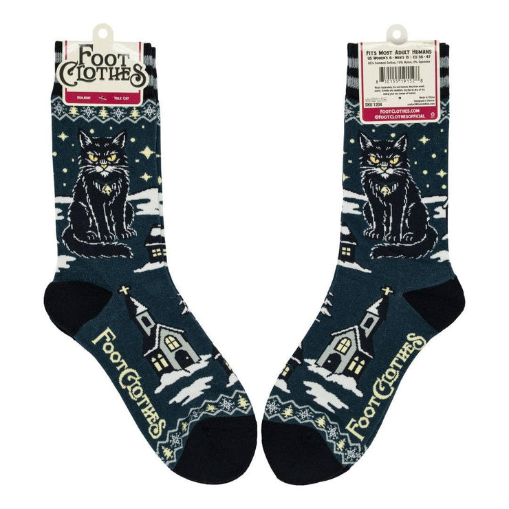 Yule Cat Crew Socks