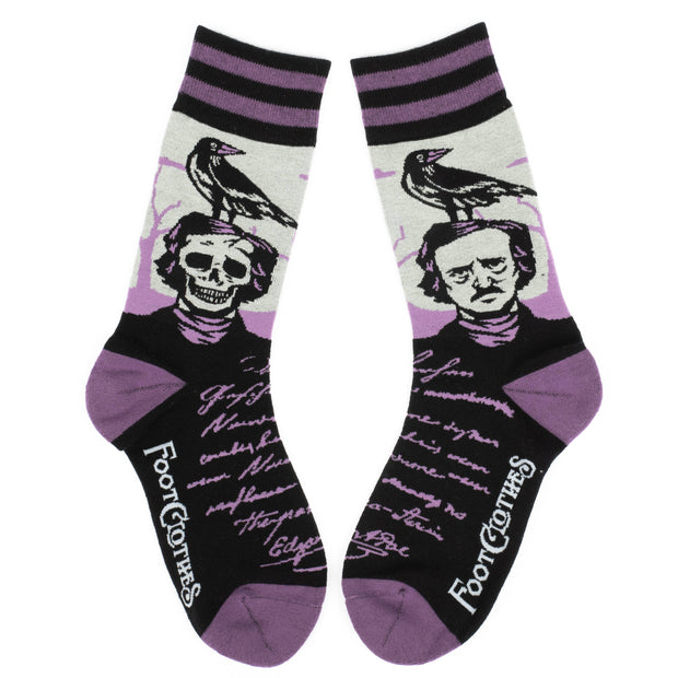 The Raven Poe Crew Socks