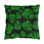 "Monstera Madness" Outdoor Throw Pillows