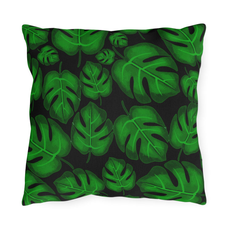 "Monstera Madness" Coussin