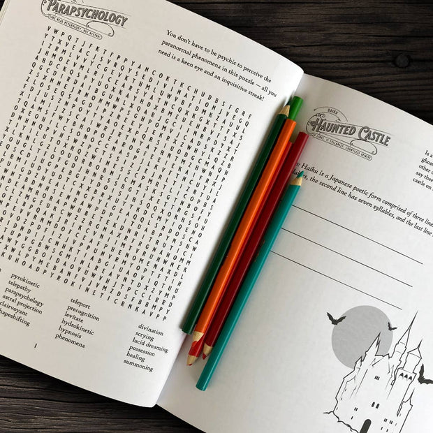 Bloodthirsty and Bewitched: An Activity Book for Strange & Unusual Adults