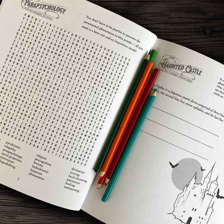 Bloodthirsty and Bewitched: An Activity Book for Strange & Unusual Adults