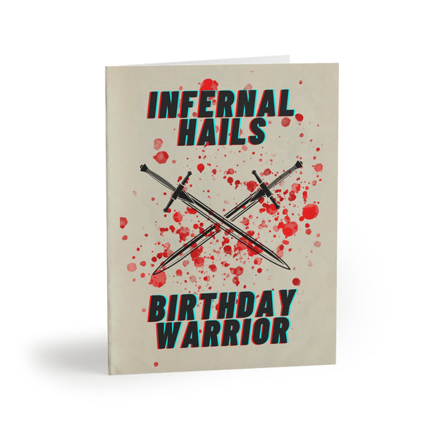 "Birthday Warrior" Funny Greeting Cards