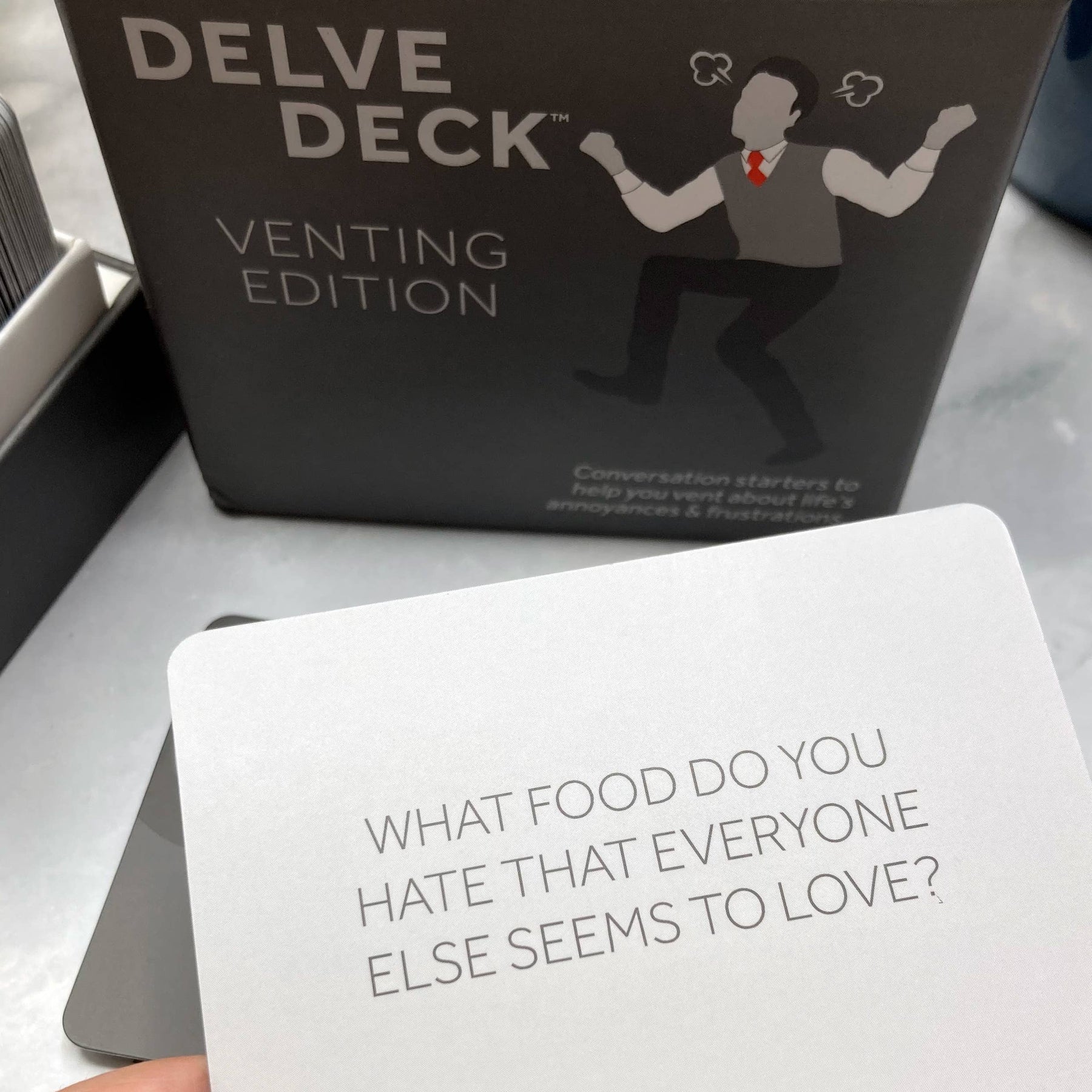 Delve Deck: Venting Edition - Conversation Starter Cards – Bleak Boutique