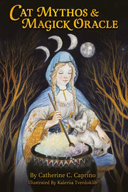 Cat Mythos and Magick Oracle Card Deck & Guidebook Set