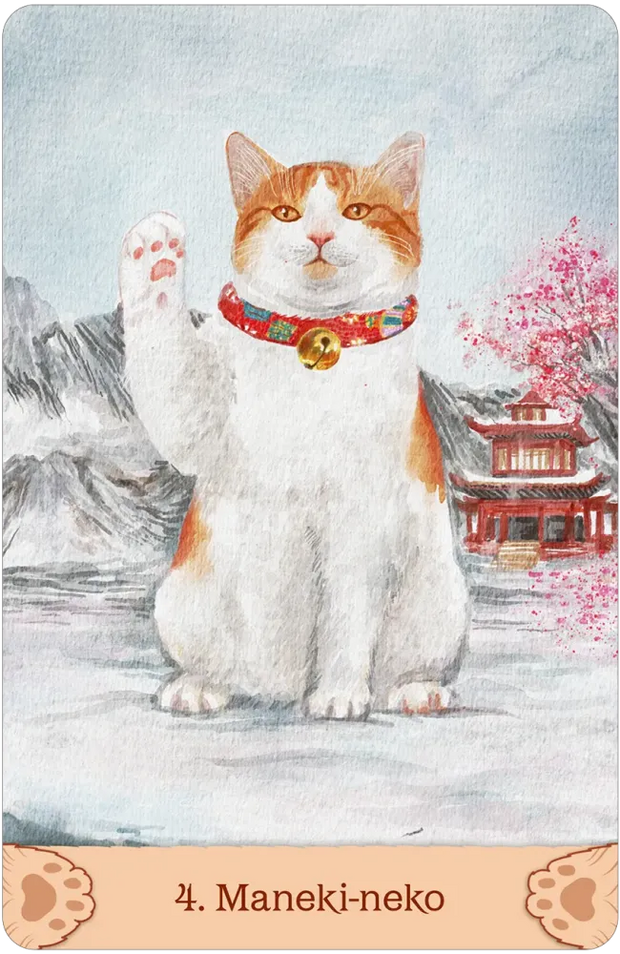 Cat Mythos and Magick Oracle Card Deck & Guidebook Set