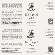 Tarot Card Spice Blend "The Hanged One" by Dahlia's Enchanted Kitchen