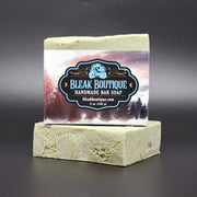 "At The Heart of Winter" Handmade Goat Milk Bar Soap (WINTER SEASONAL) Mistletoe Spice Cedar Scent Notes