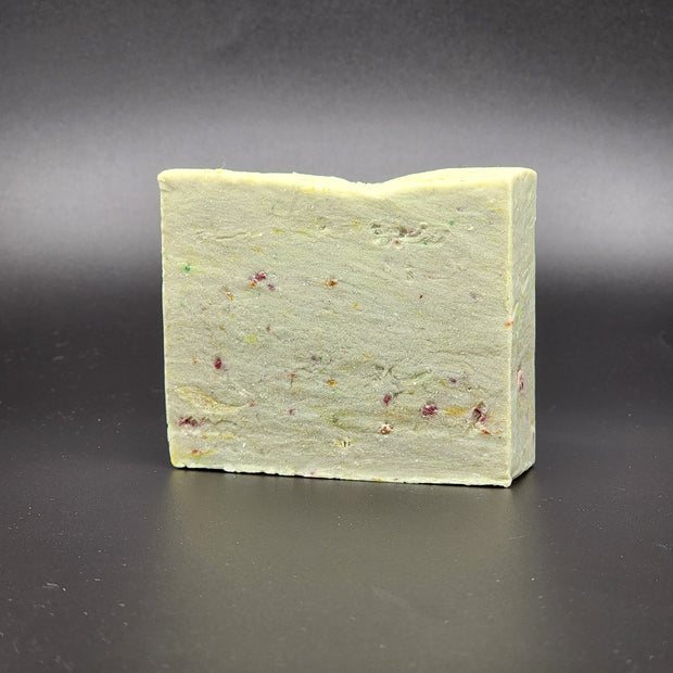 "At The Heart of Winter" Handmade Goat Milk Bar Soap (WINTER SEASONAL) Mistletoe Spice Cedar Scent Notes