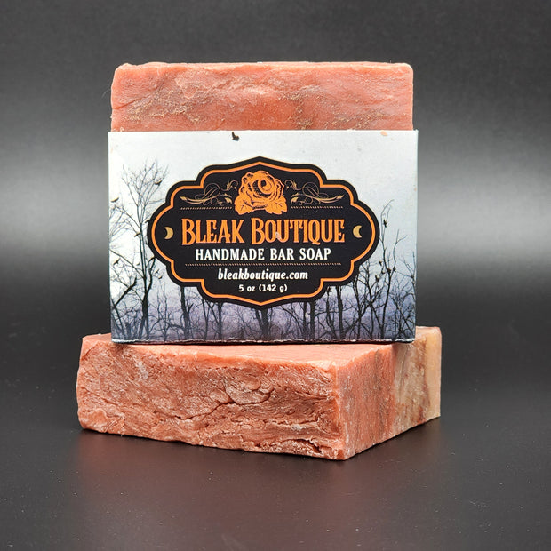 Autumn Again Handmade Vegan Bar Soap Fall Seasonal Pear Apple Cinnamon Scented 