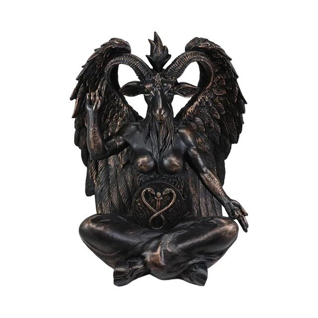 Sanctum of the Baphomet Bronze Resin Sculpture
