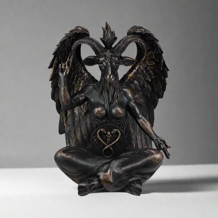 Sanctum of the Baphomet Bronze Resin Sculpture