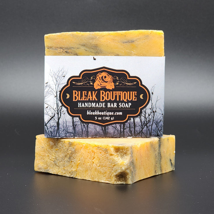 Behexen Fall Seasonal Handmade Vegan Bar Soap Citrus Patchouli Spices Scent