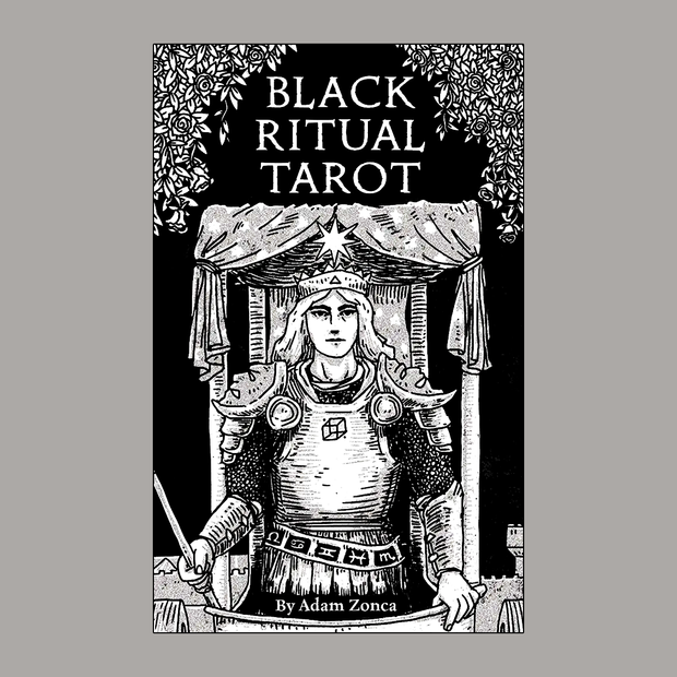 Black Ritual Tarot Deck by Adam Zonca