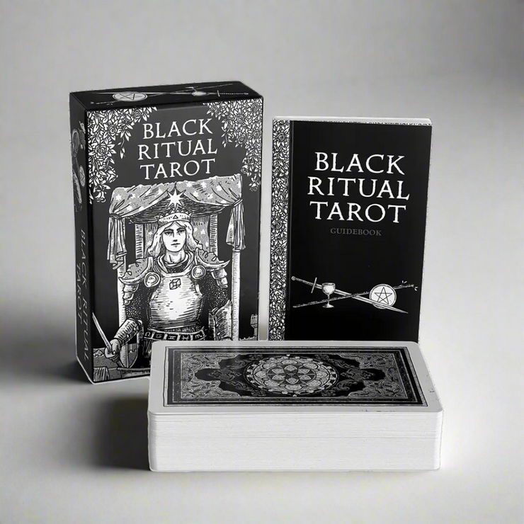 Black Ritual Tarot Deck by Adam Zonca