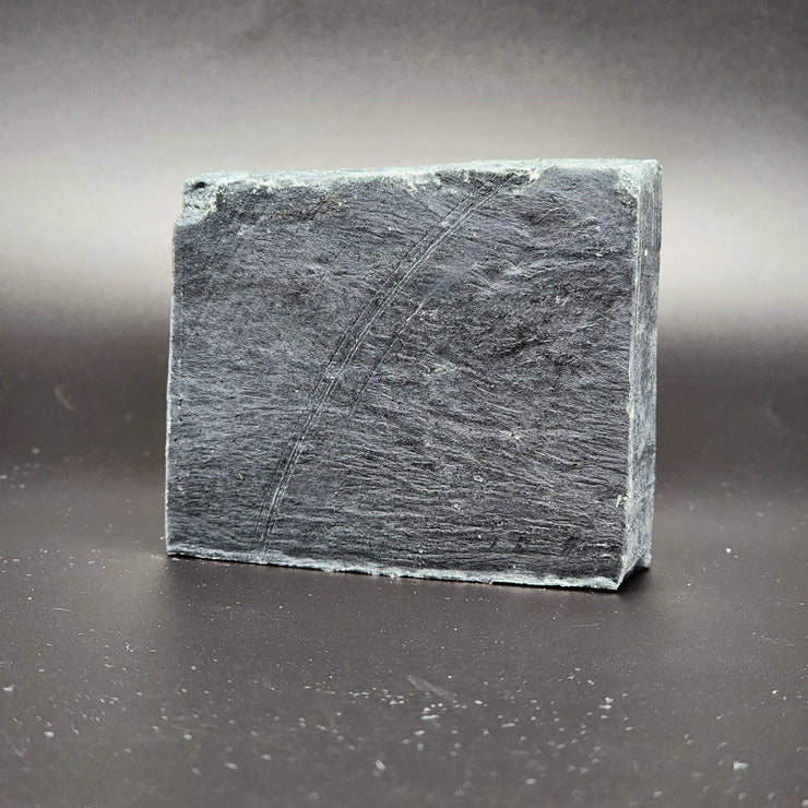 Blackest ov the Black Handmade Vegan Bar Soap Spices Exotic Wood Amber Unisex Scent Activated Charcoal Soap