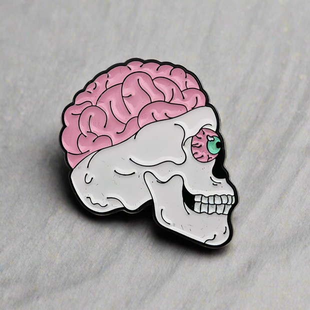 Big Brains Enamel Lapel Pin