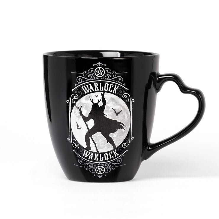 Witch & Warlock 12 oz Ceramic Mug Set by Alchemy Gothic