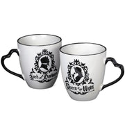 Queen & Lord 12 oz Ceramic Mug Set by Alchemy Gothic