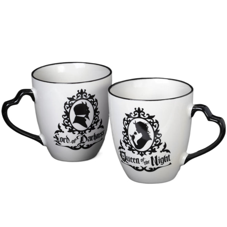 Queen & Lord 12 oz Ceramic Mug Set by Alchemy Gothic