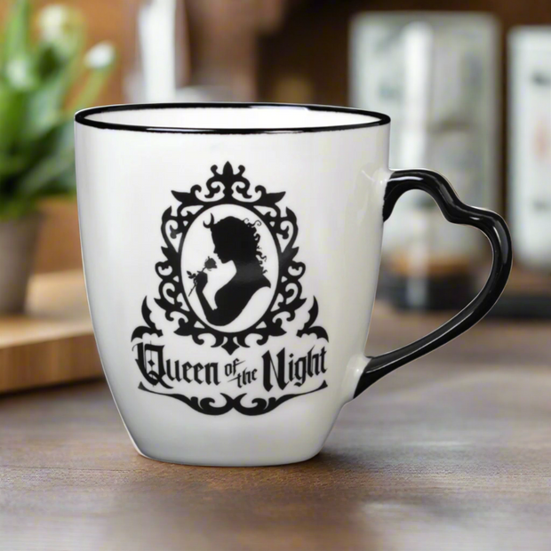 Queen of the Night Double-Sided 12 oz Ceramic Mug by Alchemy Gothic