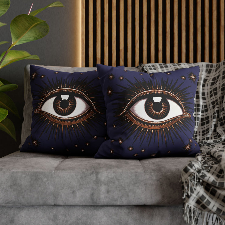 "All Seeing Eye" Throw Pillow (Violet)