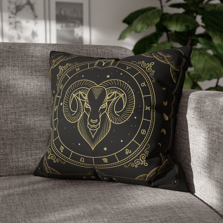 "Zodiac Series - Aries" Throw Pillow