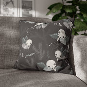 "Skeleton Birds" Throw Pillow