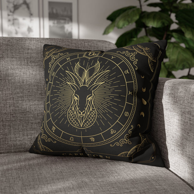 "Zodiac Series - Capricorn" Throw Pillow