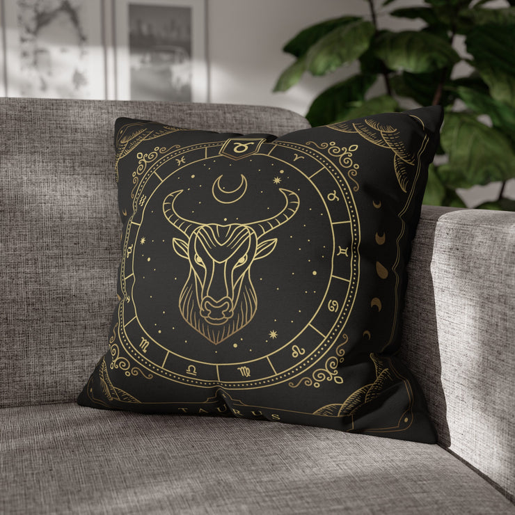 "Zodiac Series - Taurus" Throw Pillow