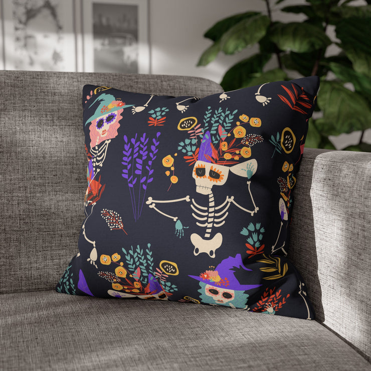 "Dance of the Dead" Throw Pillow