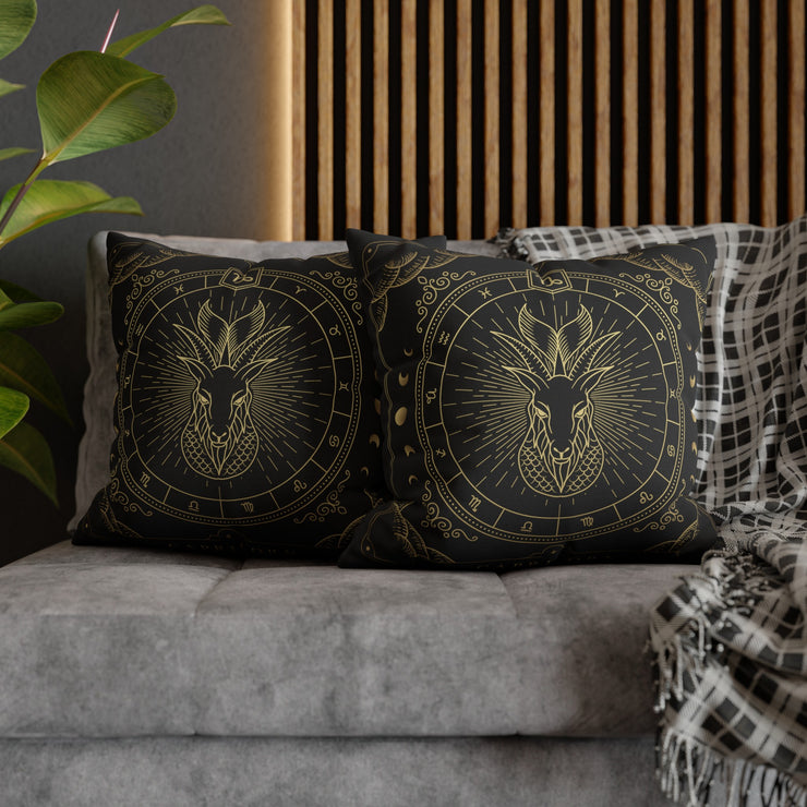 "Zodiac Series - Capricorn" Throw Pillow