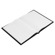Hardcover writing journal featuring a gothic-themed design. With a durable 5.75” x 8” (14.6 cm x 20.3 cm) premium hardcover and soft-touch matte laminate finish, this notebook merges elegance and functionality. It contains 75 perforated lined pages (150 writing surfaces), ideal for creative writing, note-taking, or sketching. Perfect for lovers of unique stationery and gothic aesthetics, this journal showcases timeless style and practicality in one.