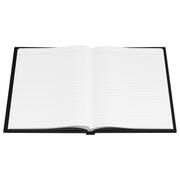 Hardcover writing journal featuring a gothic-themed design. With a durable 5.75” x 8” (14.6 cm x 20.3 cm) premium hardcover and soft-touch matte laminate finish, this notebook merges elegance and functionality. It contains 75 perforated lined pages (150 writing surfaces), ideal for creative writing, note-taking, or sketching. Perfect for lovers of unique stationery and gothic aesthetics, this journal showcases timeless style and practicality in one.