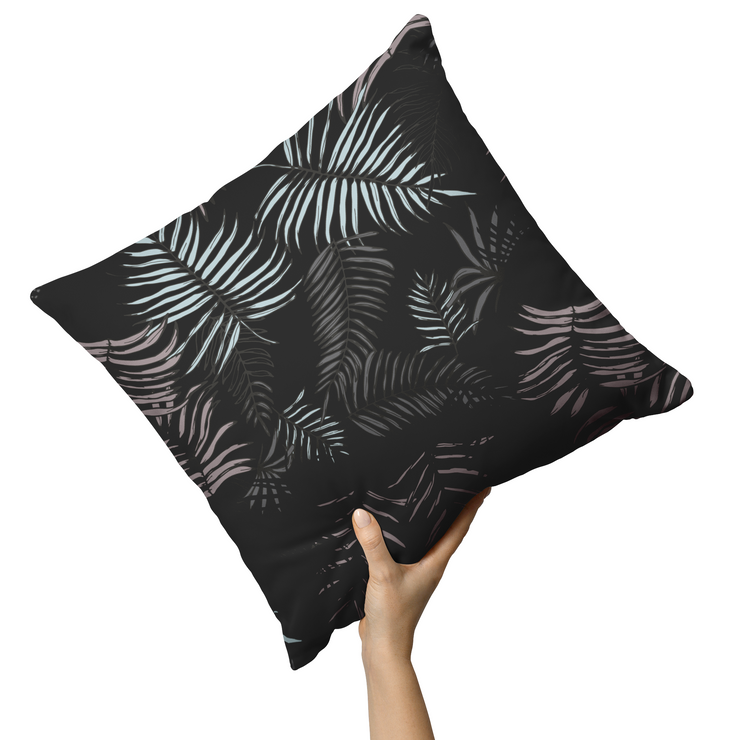 "Dark Foliage" Throw Pillow