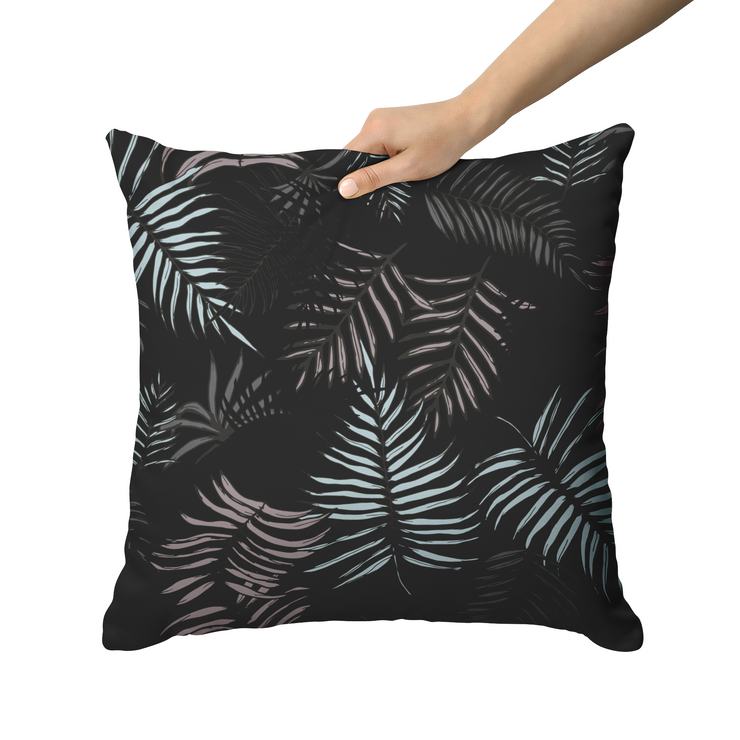 "Dark Foliage" Throw Pillow